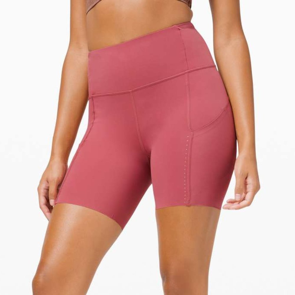 Fast and Free HR Short 6" Elite, Size 6, Cherry Tint